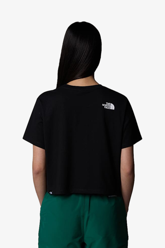 The North Face W Sımple Dome Cropped Relaxed Kadın Siyah T-Shirt NF0A87U4JK31 - 3