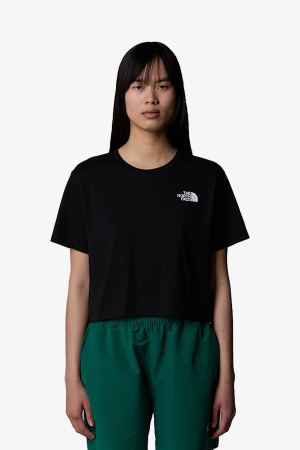 The North Face W Sımple Dome Cropped Relaxed Kadın Siyah T-Shirt NF0A87U4JK31 - 1