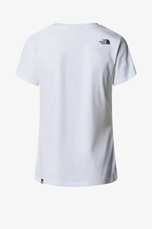 The North Face W Ss Sd Slım Kadın Beyaz T-Shirt NF0A87NHFN41 - 2