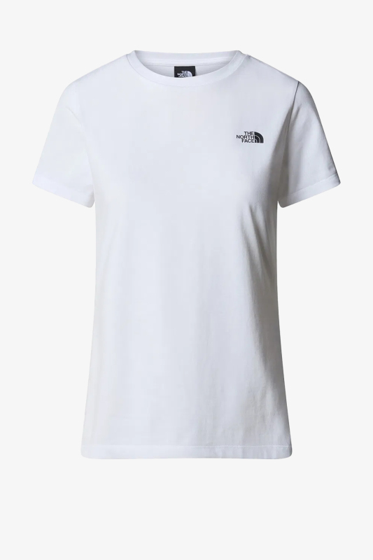 The North Face W Ss Sd Slım Kadın Beyaz T-Shirt NF0A87NHFN41 - 1