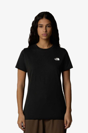 The North Face W Ss Sd Slım Kadın Siyah T-Shirt NF0A87NHJK31 - 1