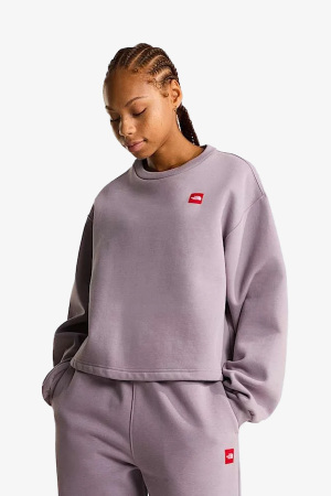 The North Face W Tnf Red Box Crew Kadın Gri Sweatshirt NF0A8EFYG7O1 - The North Face