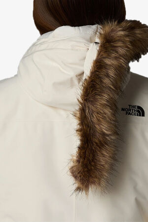 The North Face W Zaneck Kadın Beyaz Parka NF0A4M8YQLI1 - 4