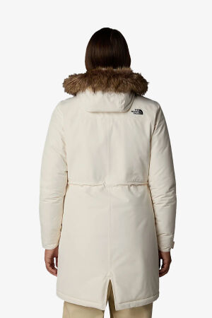 The North Face W Zaneck Kadın Beyaz Parka NF0A4M8YQLI1 - 3