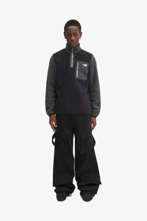 The North Face Yumıorı 1/4 Zıp Erkek Siyah Sweatshirt NF0A883SS5H1 - 2