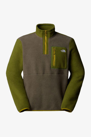 The North Face Yumıorı 1/4 Zıp Erkek Yeşil Sweatshirt NF0A883SEP71 - 3