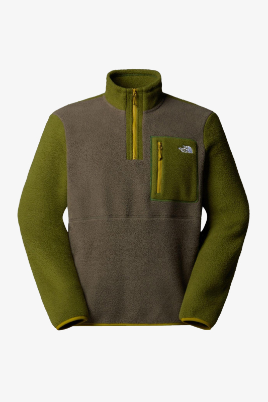 The North Face Yumıorı 1/4 Zıp Erkek Yeşil Sweatshirt NF0A883SEP71 - 3