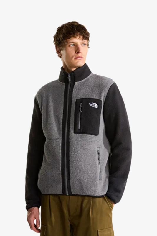 The North Face Yumiori Erkek Gri Fermuarlı Polar NF0A883RRPI1 - 1