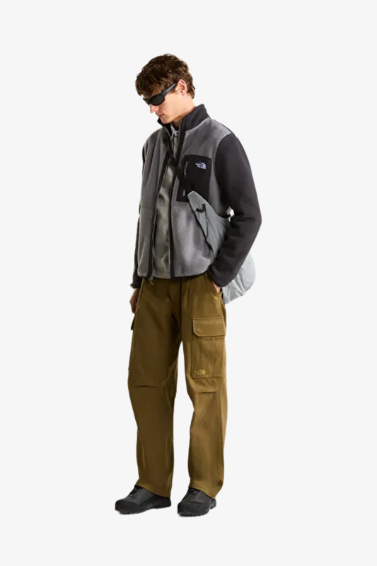 The North Face Yumiori Erkek Gri Fermuarlı Polar NF0A883RRPI1 - 4