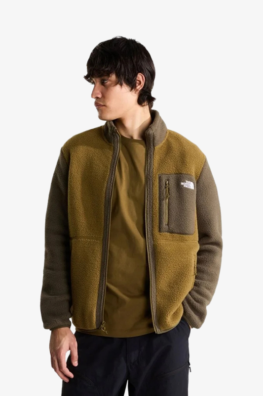 The North Face Yumiori Erkek Haki Fermuarlı Polar NF0A883RRL21 - 2