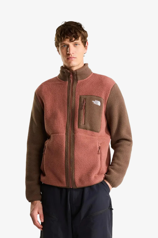 The North Face Yumiori Erkek Kahverengi Fermuarlı Polar NF0A883RTF01 - 1