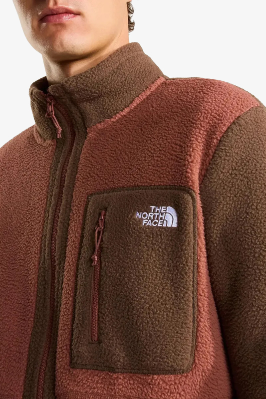 The North Face Yumiori Erkek Kahverengi Fermuarlı Polar NF0A883RTF01 - 2