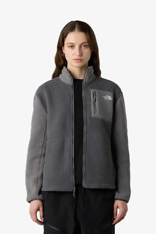 The North Face Yumıorı Full Zıp Kadın Gri Polar NF0A8E88EOE1 - 2
