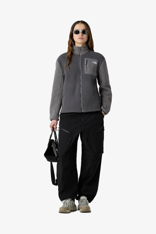 The North Face Yumıorı Full Zıp Kadın Gri Polar NF0A8E88EOE1 - 3