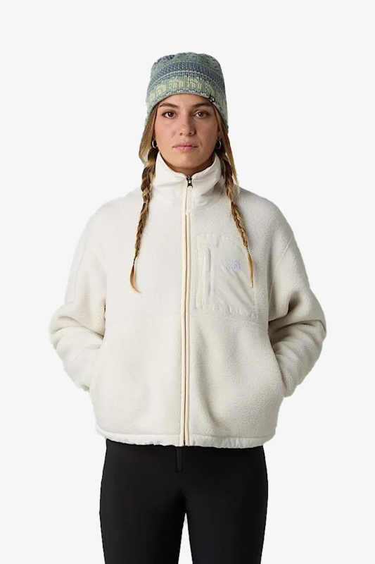 The North Face Yumıorı Off Peak Full Zıp Kadın Beyaz Polar NF0A8EUZQLI1 - 1