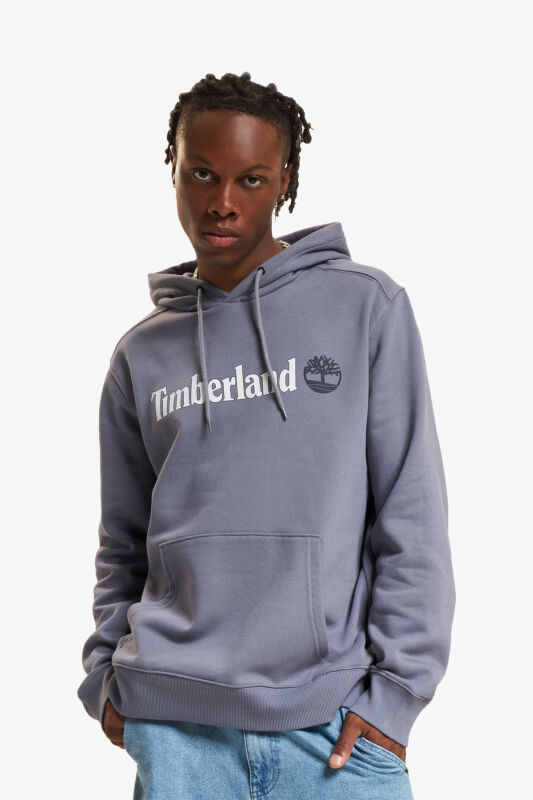 Timberland Kennebec River Linear Logo Erkek Gri Sweatshirt TB0A5UKK0731 - 1