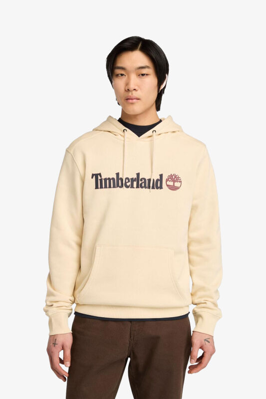 Timberland Kennebec River Linear Logo Erkek Sarı Sweatshirt TB0A5UKKEFM1 - 1