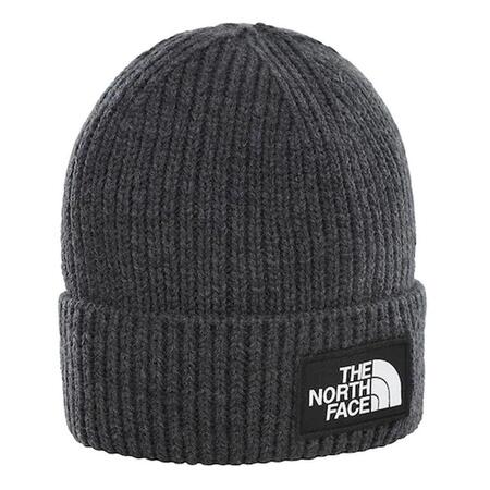 The North Face Tnf Logo Box Cuffed Beanıe Gri Unisex Bere NF0A3FJXDYY1