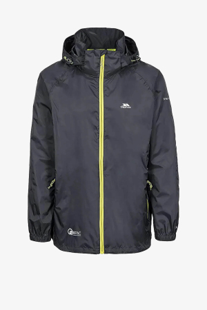 Trespass Qıkpac X Packaway Tp75 Unisex Siyah Yağmurluk UAJKRATR0001-BLACK - Trespass