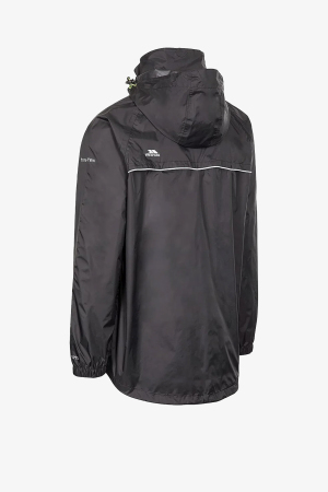 Trespass Qıkpac X Packaway Tp75 Unisex Siyah Yağmurluk UAJKRATR0001-BLACK - 5