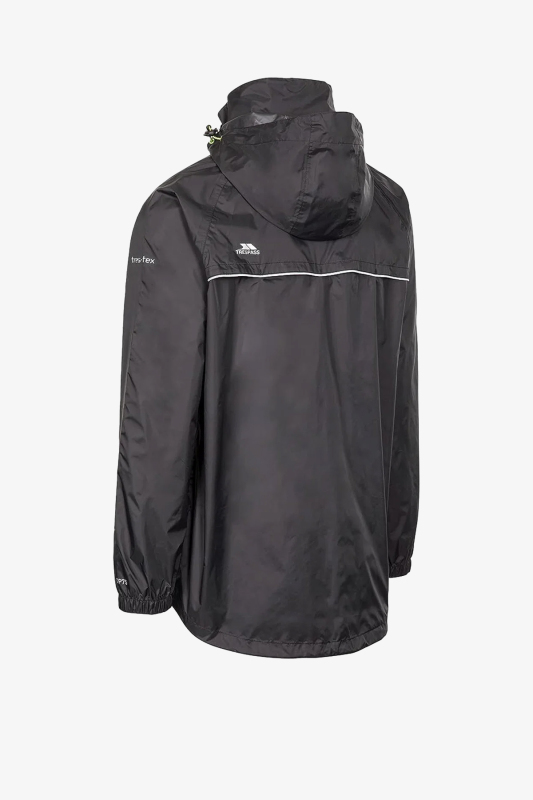 Trespass Qıkpac X Packaway Tp75 Unisex Siyah Yağmurluk UAJKRATR0001-BLACK - 5