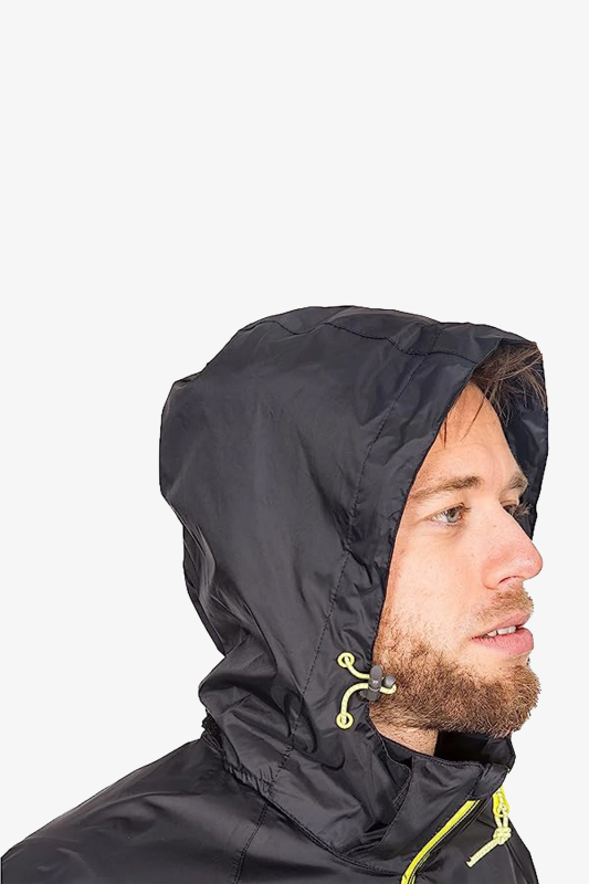 Trespass Qıkpac X Packaway Tp75 Unisex Siyah Yağmurluk UAJKRATR0001-BLACK - 4