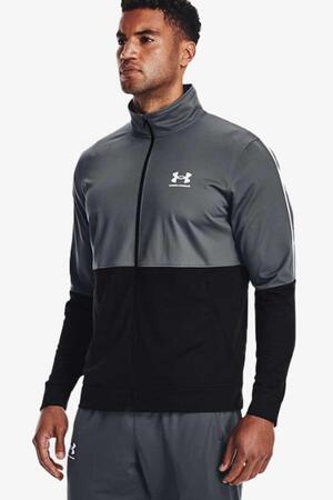 Under Armour Ua Pique Track Jacket Gri Erkek Eşofman Üstü 1366202-012 - Under Armour