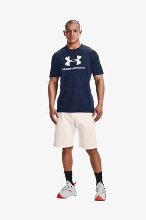 Under Armour Ua Sportstyle Logo Ss Lacivert Erkek T-shirt 1329590-408 - Under Armour