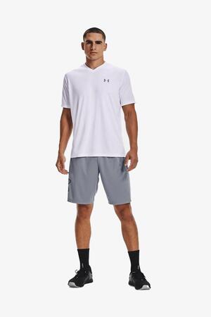 Under Armour Tech Graphic Short Erkek Gri Antrenman Şortu 1306443-035