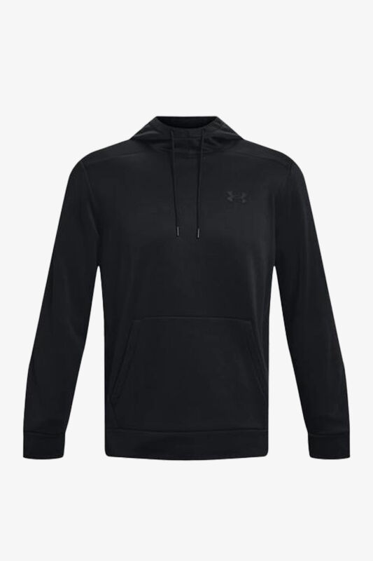 Under Armour Armour Fleece Hoodie Erkek Siyah Sweatshirt 1373353-001 - 3