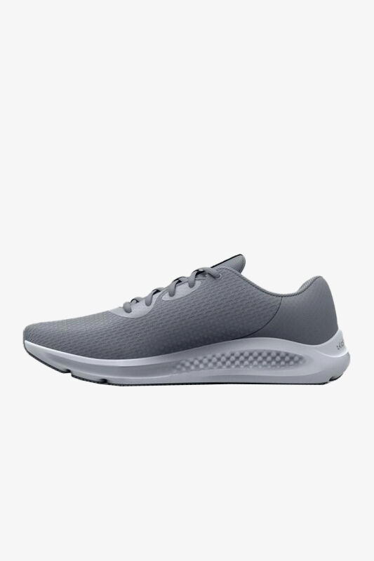 Under Armour Charged Pursuit 3 Erkek Gri Yol Koşu Ayakkabısı 3024878-104 - 2