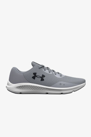 Under Armour Charged Pursuit 3 Erkek Gri Yol Koşu Ayakkabısı 3024878-104 - 1