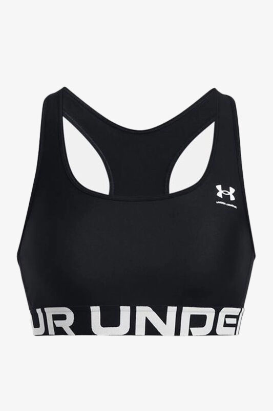 Under Armour Hg Mid Branded Kadın Siyah Spor Bra 1383544-001 - 2