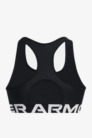 Under Armour Hg Mid Branded Kadın Siyah Spor Bra 1383544-001 - 4