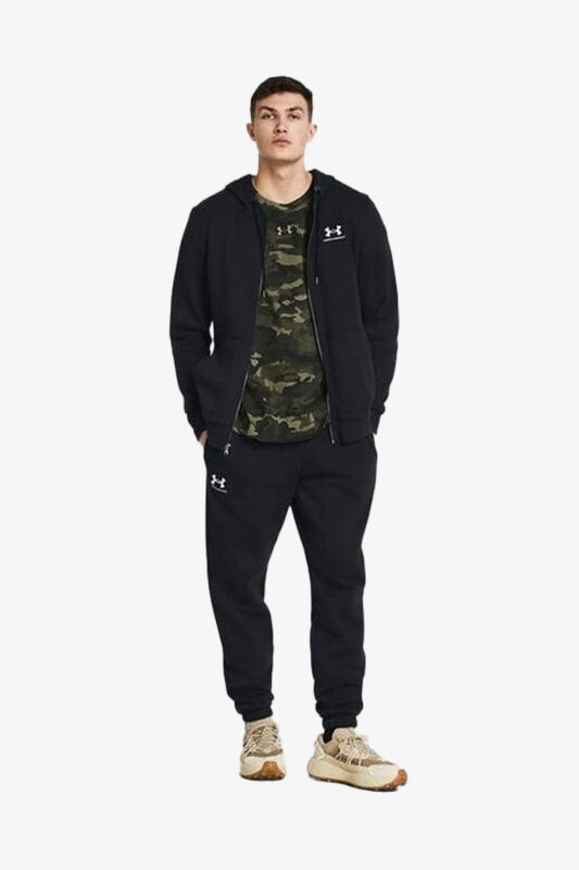 Under Armour icon Fleece Jogger Erkek Siyah Eşofman Altı 1373882-001 - 2