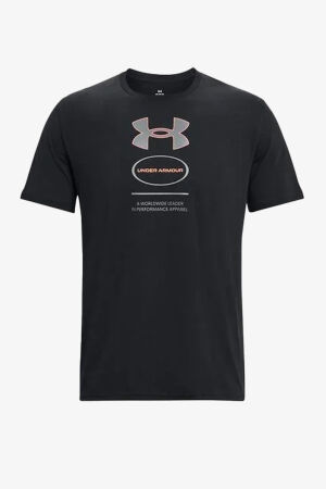 Under Armour M Branded Gel Stack Ss Erkek Siyah T-shirt 1380957-001 - 2