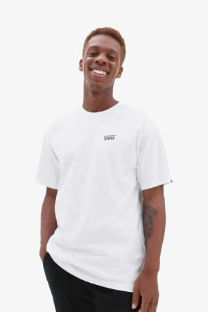 Vans Mini Script Tee-B Erkek Beyaz T-Shirt VN0A7Y3SWHT1 - 1