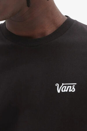 Vans Mini Script Tee-B Erkek Siyah T-Shirt VN0A7Y3SBLK1 - 3