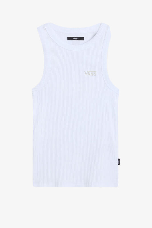 Vans Ribbing Tank-B Kadın Beyaz Atlet VN00050XWHT1 - 1