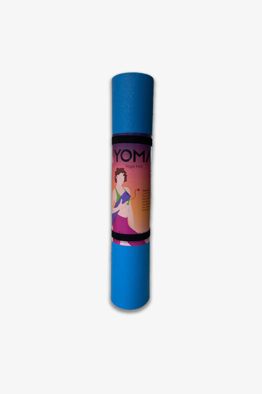 Yoma Yoga Pilates Mat 60X180 Cm 6mm YM4491-BLUE - 1