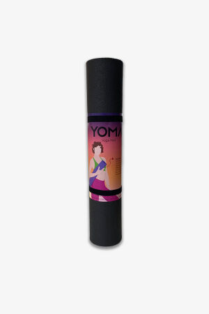 Yoma Yoga Pilates Matı 60X180 Cm 6mm YM4489-BLACK - 1